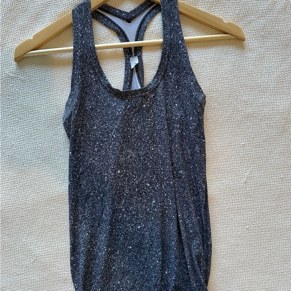 lululemon athletica Black Racerback Cool Tank Top
